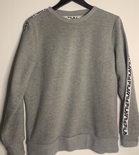 Fila Women s Gray Sweatshirt Crew Neck Long Sleeve Size Large