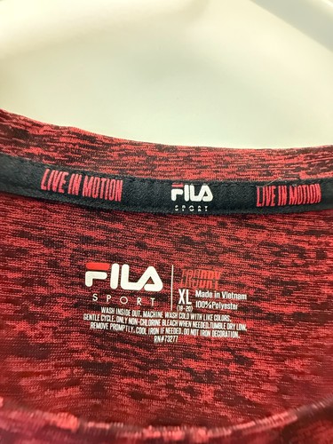 FILA Sport Trudry Shirt Boys XL (18-20) - Pre-owned - Picture 3 of 6