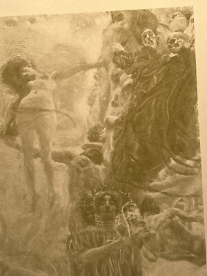 Print, Oil [Faculty] painting by Gustav Klimt   HYGIEIA   Ver Sacrum 1898 Heft 3