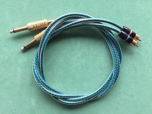 Straightwire Solo 1 Meter Premium Audio Interconnect Cables RCA/6.3mm