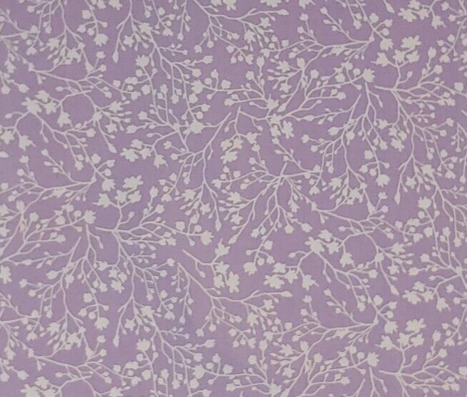 Lavender Purple Floral Fabric TIMELESS TREASURES Quilters Cotton BY THE ...