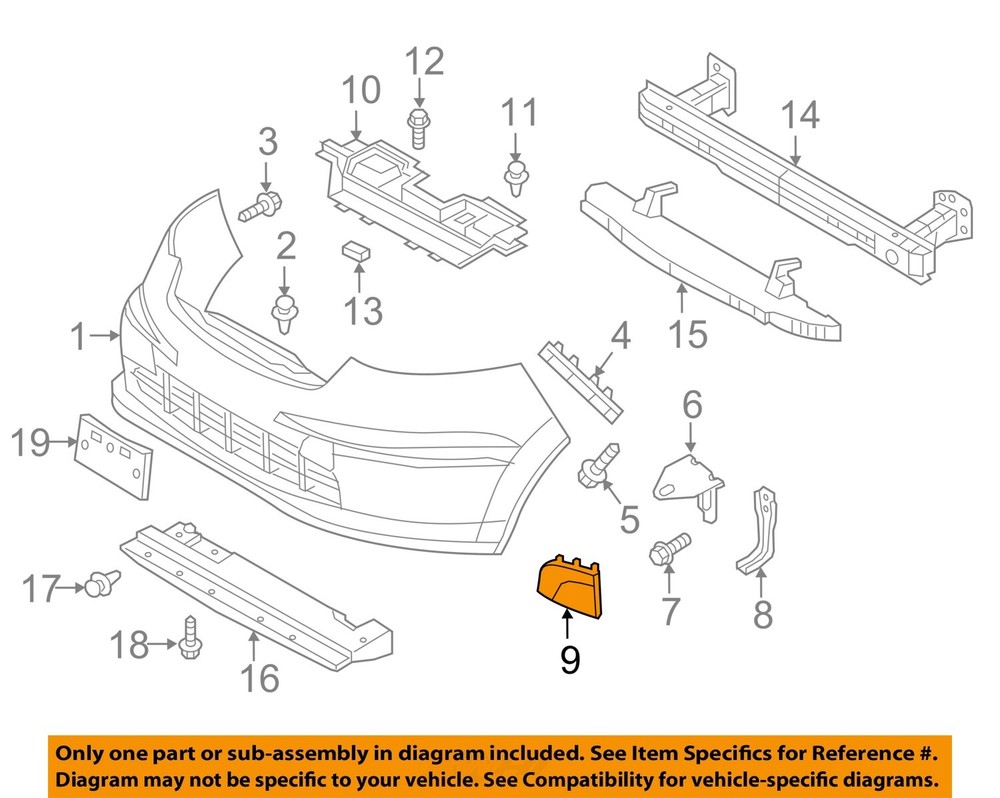 GM OEM 15-18 City Express Front Bumper Bumper Components-Tow Brkt Cover 19316715