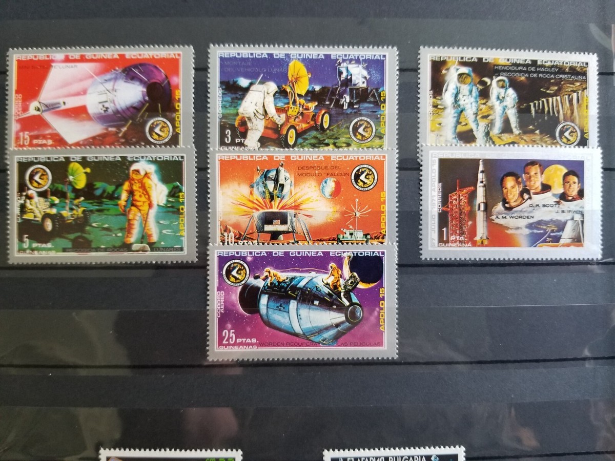 コレクション Limited rare stamps 15 stamps stamps Space : Apollo 15 Equatorial Guinea MNH | eBay