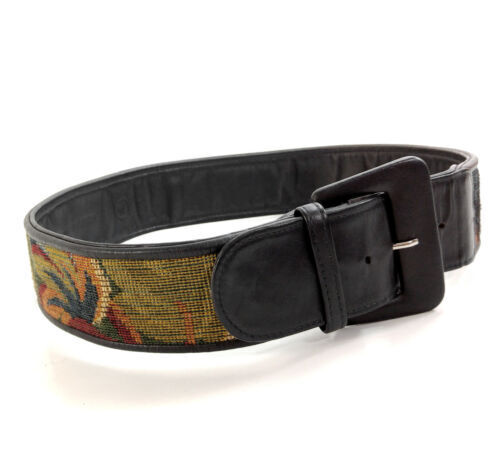 Vintage Stussy black and white Leather Belt One Size Spiked Vintage Stussy black and white Leather Belt One Size Spiked