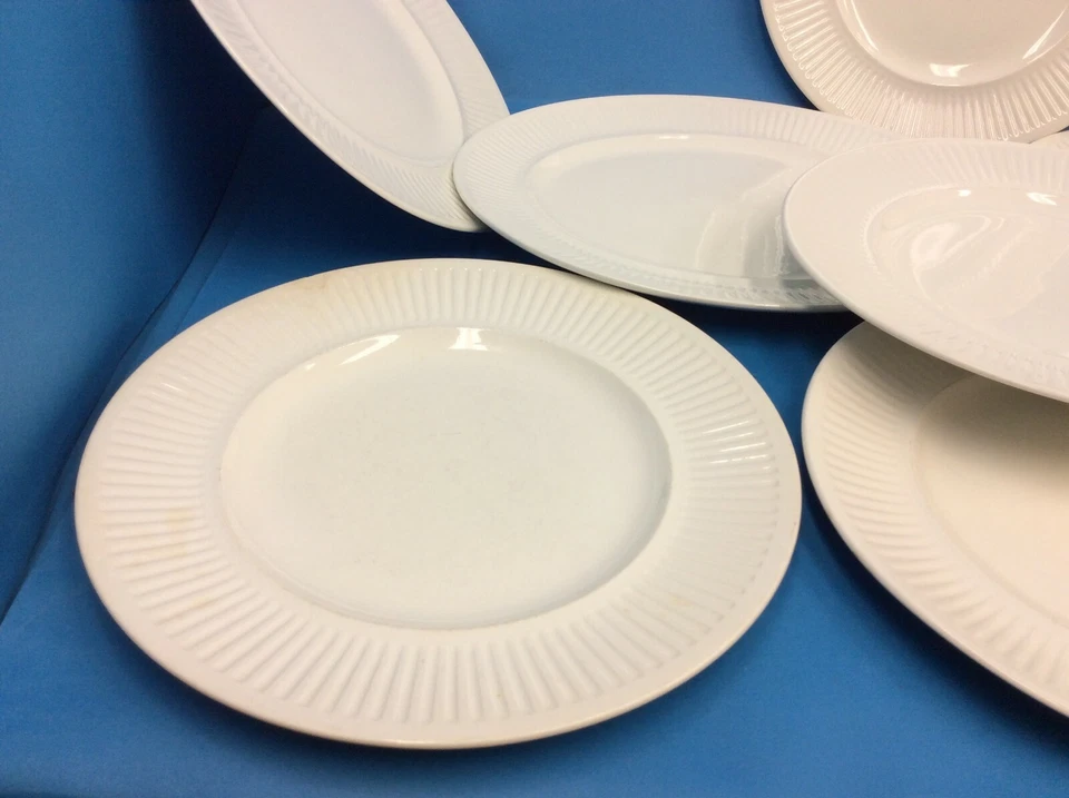 混合复古批量 JB Johnson Brothers 白色铁矿石 1W1 晚餐盘拼盘 — 第 4/4 张图片