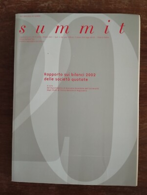 2003 10 SUMMIT DIE SPEZIALEN VON SUMMA SUPPL. AL NR. 194 OKTOBER 2003 BILANZEN
