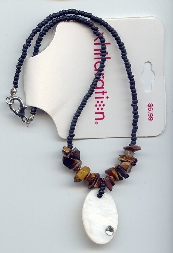 Shell Necklace Bedido Fashion Jewelry GENUINE TIGER EYE NUGGET
