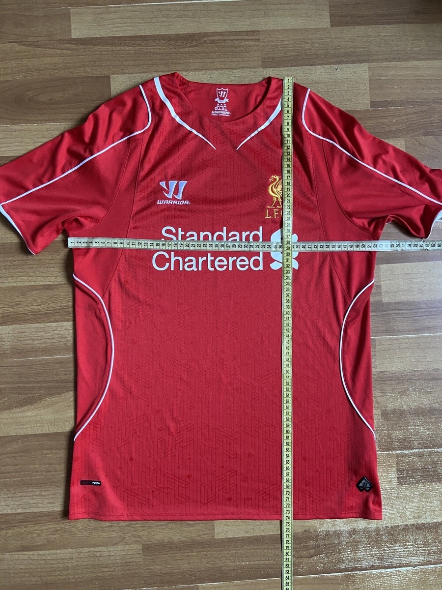 LIVERPOOL 2014 2015 HOME FOOTBALL SOCCER JERSEY WARRIOR WSTM400 sz
