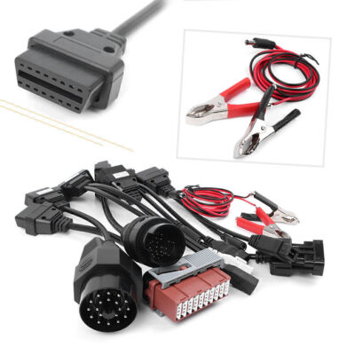 8pcs OBD2 OBDII Connector For Delphi CDP Diagnostic ds150e O Car Cables Black co