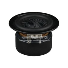 1x 3.6" inch 4/8Ohm 15W Hifi Mid Bass Speaker Audio Stereo Woofer Loudspeaker