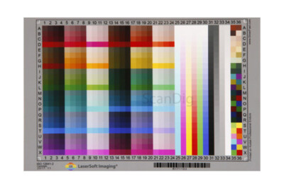 LaserSoft Imaging IT-8 Target erweitert Aufsicht 10x15cm Kodak (3641)