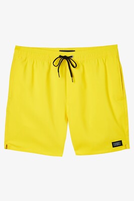 NEW SIZE Small Men's O'Neill Men's Solid Volley 17 Boardshorts Lemon MSRP$48