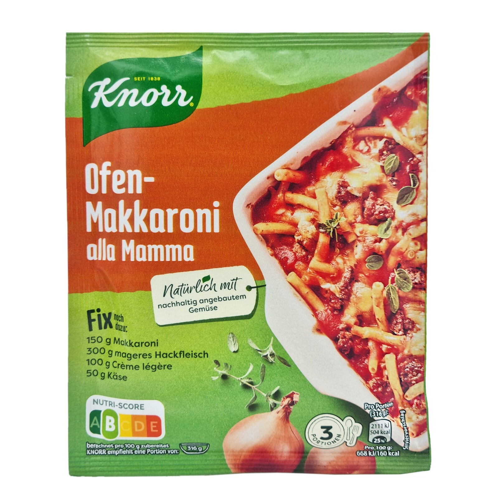 Knorr Natürlich Lecker Ofen Makkaroni Alla Mamma 8x Knorr Fix 🍴 Ofen-Makkaroni alla Mamma mom's favorite oven macaroni