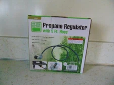 ONE STOP GARDENS Propane Regulator With 5 Ft. Hose (Type 1 connection)
