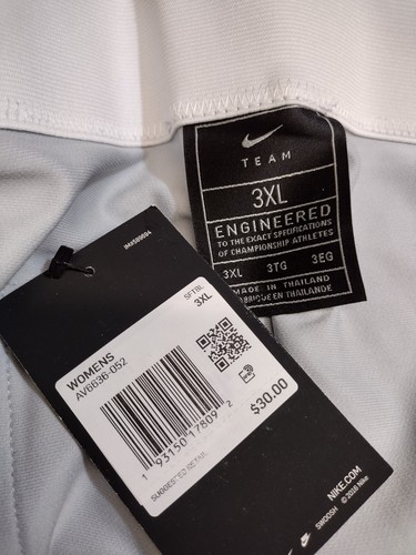 Pantalones de softbol para mujer Nike Vapor longitud 3/4 color gris 3XL AV6636-052 - Imagen 5 de 8