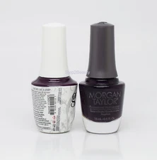 Gelish DUO Soak Off Gel Polish + Morgan Taylor Lacquer - #920 Love Me Like A