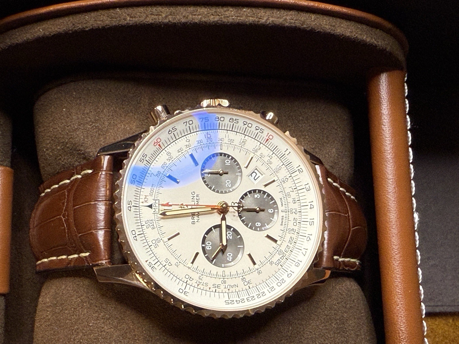 Breitling Navitimer Chronometer RB0127 Silver Dia… - image 2