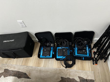 Dracast LED500 X Series Daylight LED 3 Light Kit with Travel Case USED