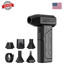 Compressed Air Duster,130000RPM Super Power Cordless Air Duster,Rechargeable ...
