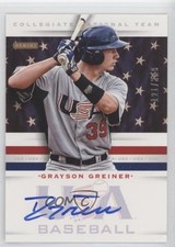 2013 USA Baseball Box Set Collegiate National Team /399 Grayson Greiner Auto 3wu