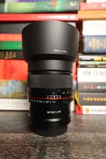 Rokinon 85mm F1.4 Manual focus for Canon RF lens 
