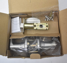 Miseno HLK1203U15 Straight Privacy Door Lever Set Satin Nickel Finish Genuine
