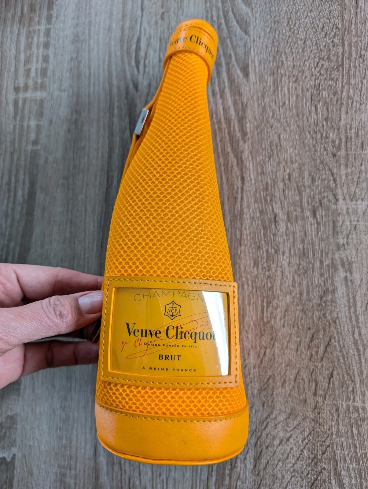 Veuve Clicquot 750ml Champagne Bottle Insulated Ice Jacket S