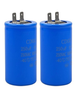 250uF/MFD CD60 Motor Start Capacitor 250VAC 50/60Hz Fit for Electric Motor...