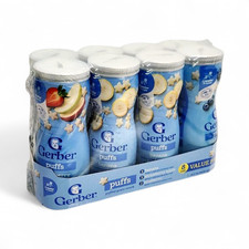 Gerber Grain and Grow Cereal Snack Puffs, Variety Pack 1.48 oz - 8 Count