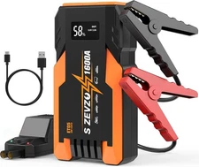 S ZEVZO ET05 Jump Starter 1600A Portable Car Battery Pack for... 