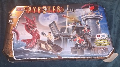 Mega Bloks Pyrates Set 3618 Privateers' Lighthouse New In Sealed Box
