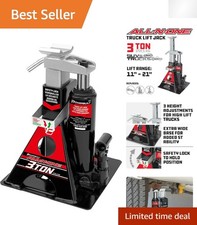 Wide Base 3 Ton All-in-one Lift Jack For Trucks Suvs - Safety Ratchet Included Wide Base 3 Ton All-in-one Lift Jack For Trucks Suvs - Safety Ratchet Included
