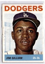 1964 Topps #310 Jim Gilliam Los Angeles Dodgers