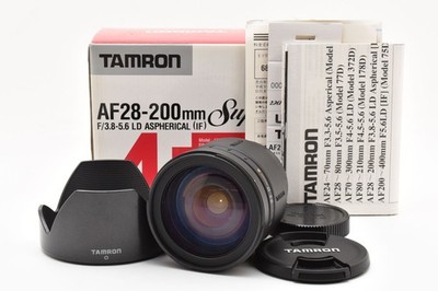 Tamron Af 28-200 mm F3.8-5.6 Ld asphärisch 171D schwarz für Minolta aus JAPAN...