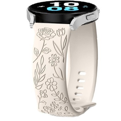 Silikon Armbänder für Realme Watch 5/3/3 Pro/2/2Pro/S2/S/S Pro, 22mm Flower S...