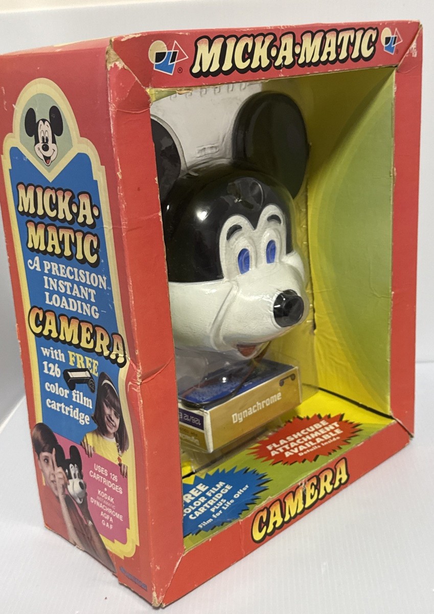 Disney Mickey Mouse Mick-A-Matic Camera/Damaged Box/Read | eBay