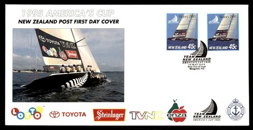 Mayfairstamps New Zealand FDC 1995 dual America's Cup First Day Cover aax_42751
