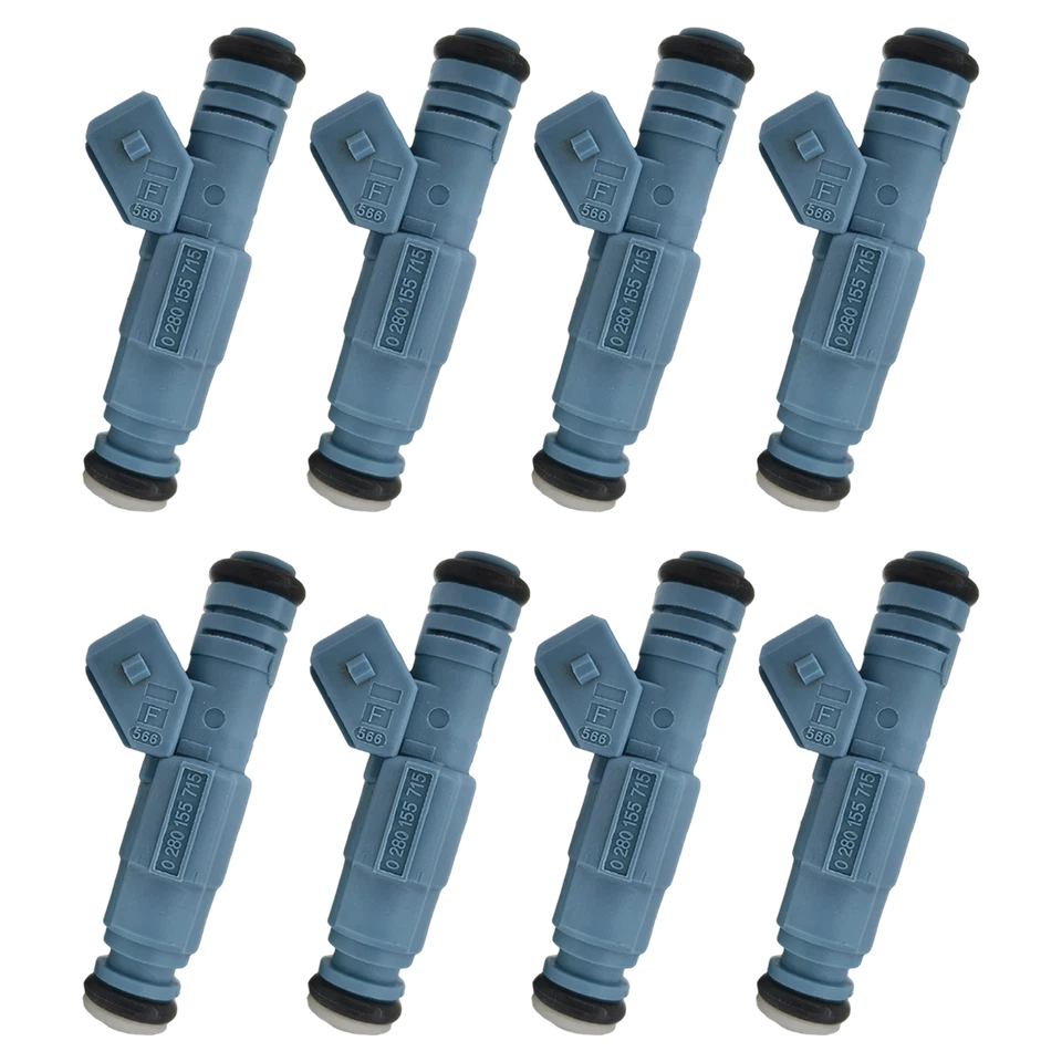 0280150947 8Pcs Fuel Injectors 24LB 250cc For Ford Pontiac Chevrolet 5.0 5.7L V8 Foto 3 de 4