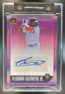 2022 Super Glow VLADIMIR GUERRERO JR Auto 1st Gen Purple 1/1 Blue Jays