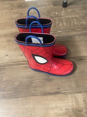 Marvel Spider Man Kids Winter Boots Size 11 with Spider-Man 2099 Titan Hero Seri