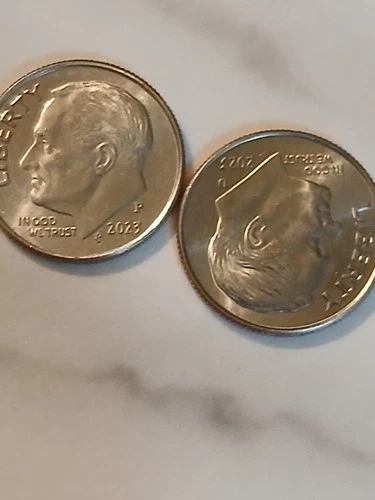 2023 P&D Roosevelt Dime 2 Coin Set  Uncirculated US Mint