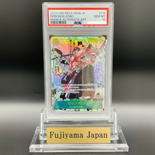 Roronoa Zoro (Alternate Art Manga) graded PSA 10 for sale on eBay