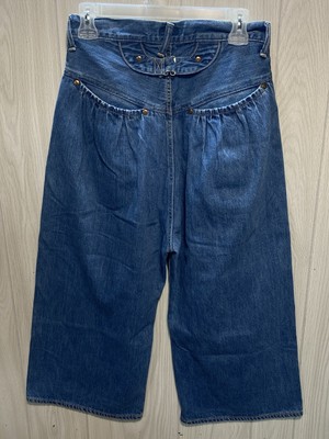 Kapital Jeans Made In Japan Cinch Back Pants Denim Button fly Wide