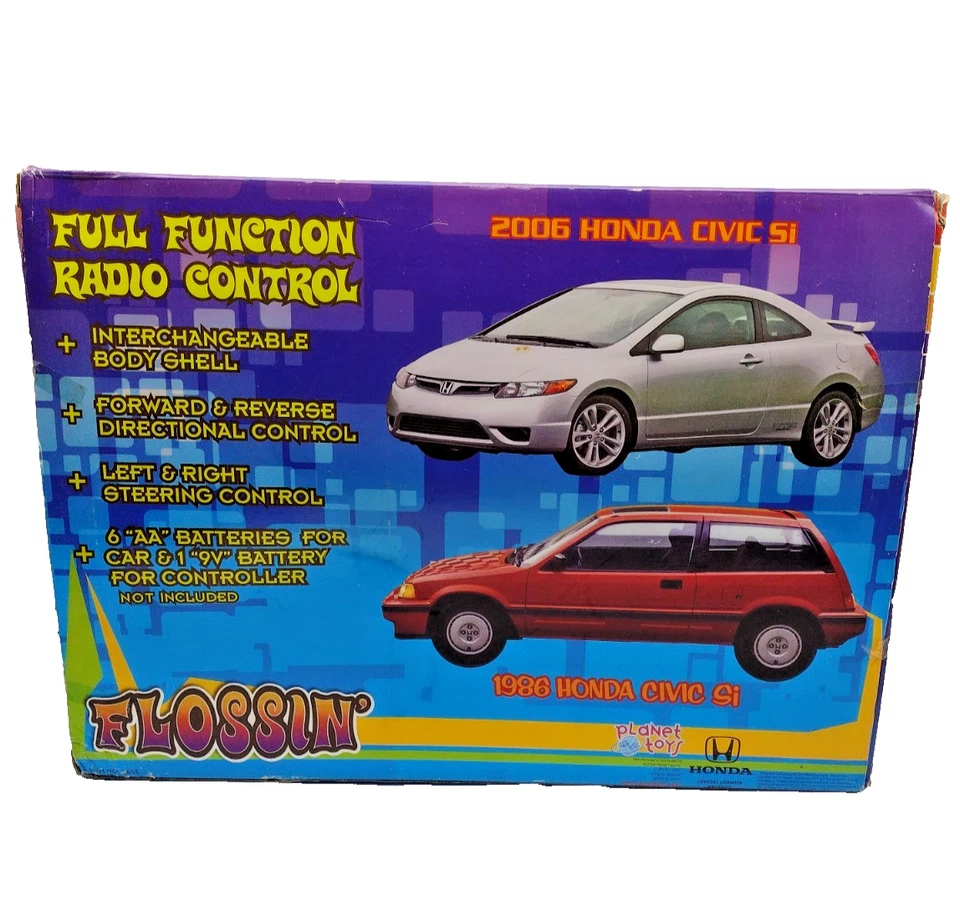 Carrocerías Flossin' 2006 y 1986 Honda Civic Si función completa RC Planet Toys Foto 3 de 4