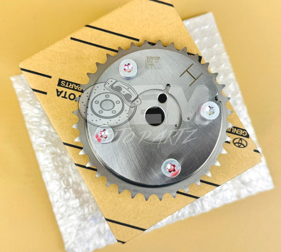 1305036011 Piñón de árbol de levas de distribución del motor Toyota Camry RAV4 130h OEM Foto 3 de 3