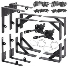 Fence Gate Kit, Anti Sag Gate Kit for Wooden Fence; Heavy Duty Gate Kit with ...
