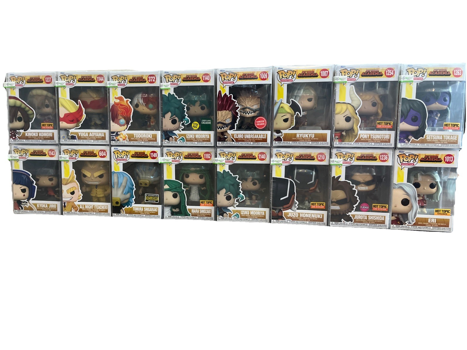 Colección Funko Pop My Hero Academia 16 pops