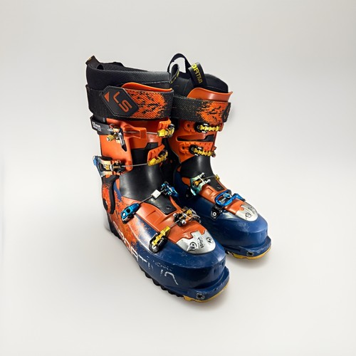La Sportiva Synchro Alpine Touring Ski Boots Size 29.5 (11.5 Men’s) Ocean /Lava 