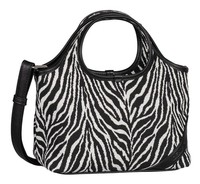TOM Tailor Lidora Zip Shopper S UmhäNgetasche Tasche Animal Black Schwarz Weiß
