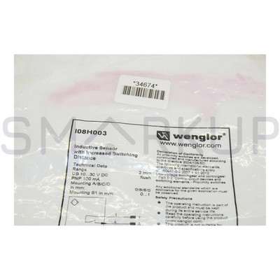 New In Box WENGLOR I08H003 Proximity Switch